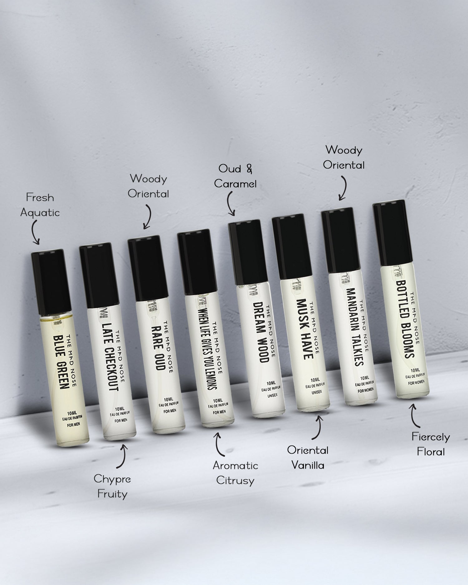 Discovery Set: 8 x 10ml | The Mad Nose