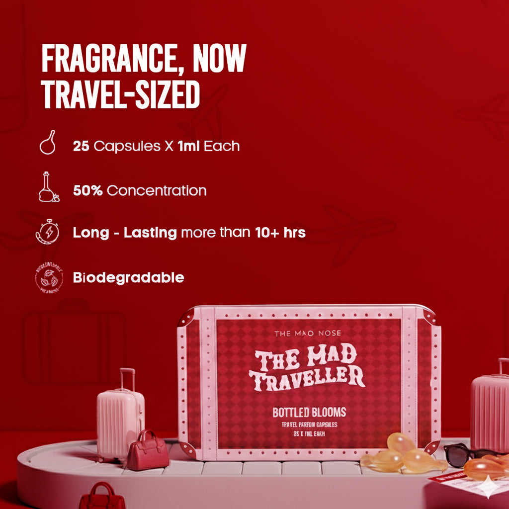 travel size perfume box bottled blooms